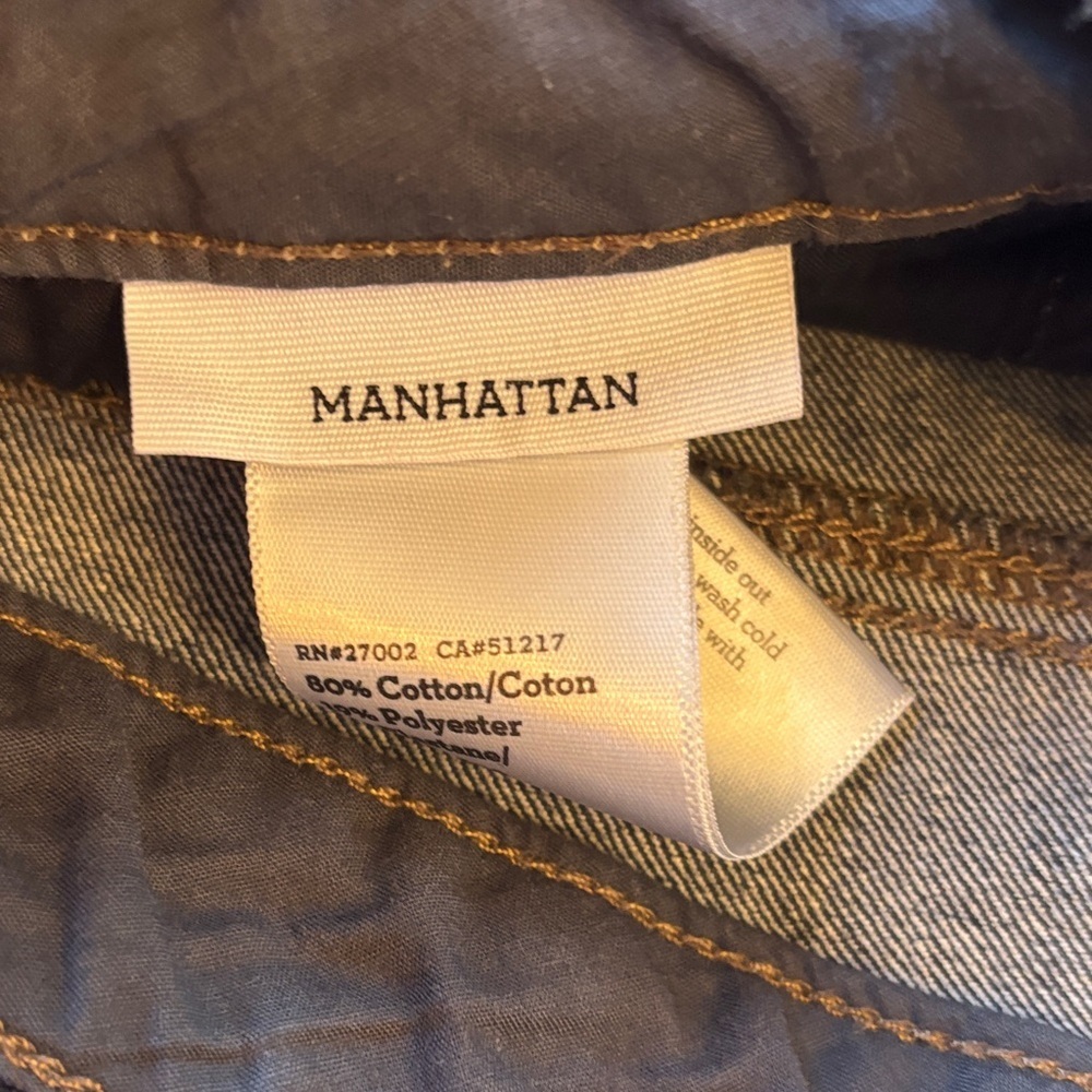 Paige Women's Blue Manhattan Jeans - Picture 3 of 12